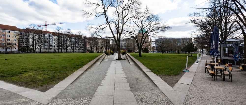 Der Platz der Einheit in Potsdams Innenstadt.