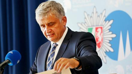 Der Kölner Kriminaldirektor Michael Esser während einer Pressekonferenz am Mittwoch.