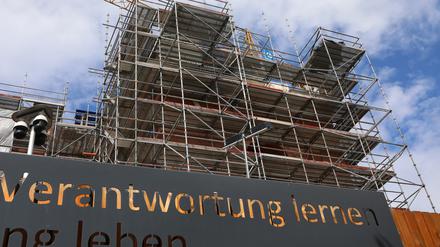 Baustelle der Garnisonkirche.