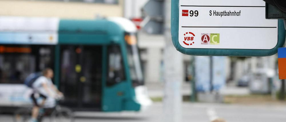 Wegen Bauarbeiten kommt es in Potsdam zu Einschränkungen im Tramverkehr. 