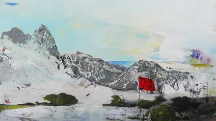 "Mayday im Paradies" von Birgit Borggrebe in der Galerie Schindler Potsdam.