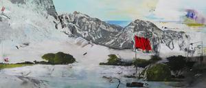 "Mayday im Paradies" von Birgit Borggrebe in der Galerie Schindler Potsdam.