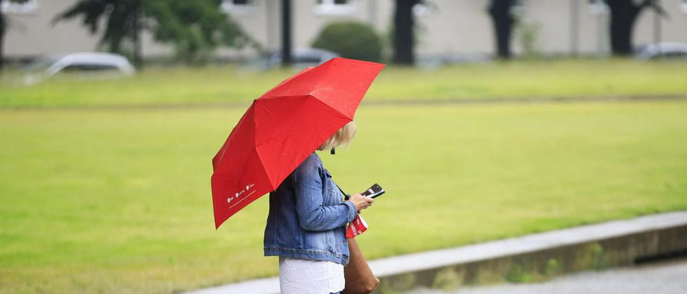 Potsdam steht ein regnerisches Wochenende bevor.