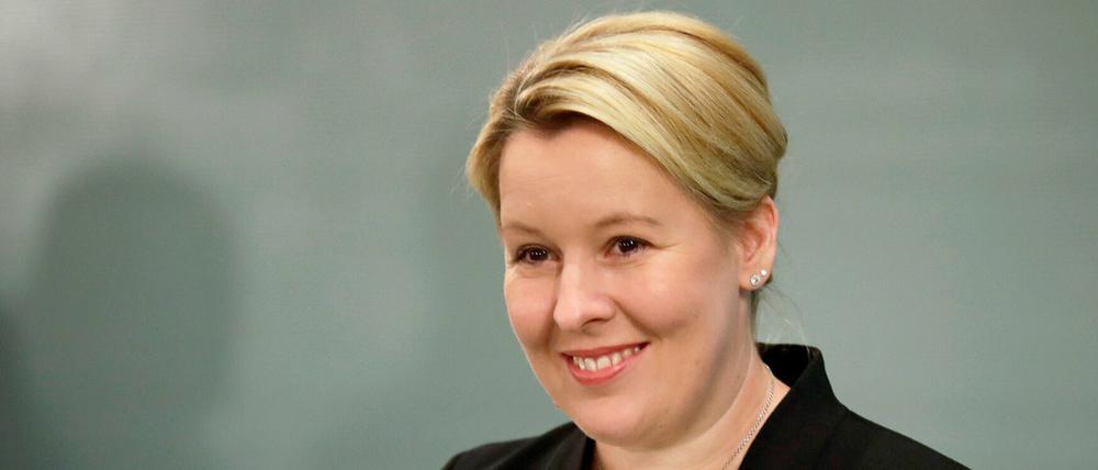 Franziska Giffey (SPD), Bundesministerin für Familie, Senioren, Frauen und Jugend.