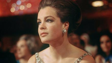 Eine undatierte Aufnahme der Schauspielerin Romy Schneider (1938-1982).