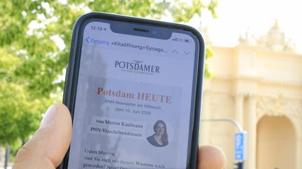 Der PNN-Newsletter - heute von Marion Kaufmann.