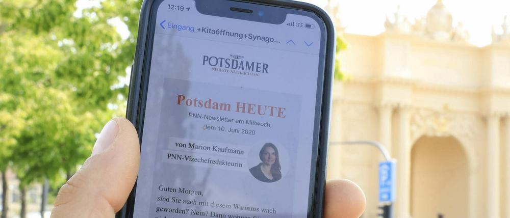 Der PNN-Newsletter - heute von Marion Kaufmann.