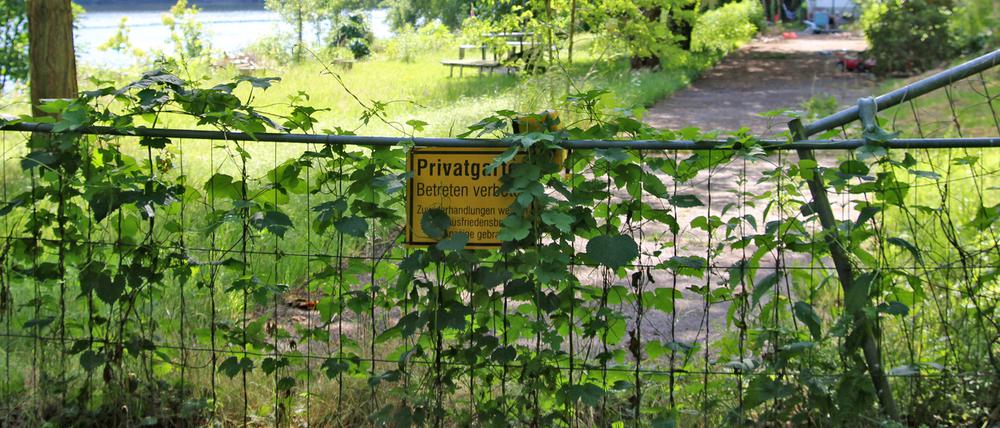 Potsdam setzt sich weiter für einen freien Uferweg am Griebnitzsee ein.