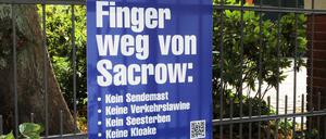 Die Bürgerinitiative hat in Sacrow einige Problemfelder ausgemacht.