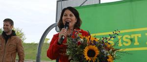 Annalena Baerbock nach ihrer Nominierung in Potsdam