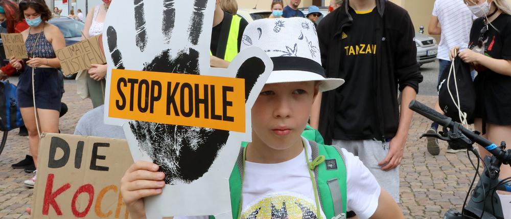 Fridays for Future Demo in Potsdam im Juli.