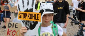 Fridays for Future Demo in Potsdam im Juli.