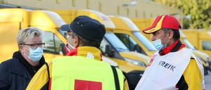 Verdi hat zum Warnstreik aufgerufen.