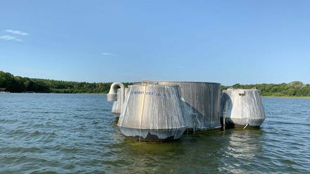 Der Wasserstand sinkt. Die Sauerstoffanreicherungsanlage ist seit Jahrzehnten außer Betrieb.