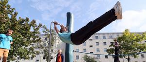 Neugestalteter Spielplatz im Hans-Grade-Ring am Stern.