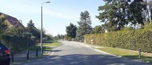 Der Hügelweg in Bornim