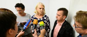Saskia Ludwig (CDU) bei einem Pressegespräch 2019