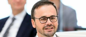 Jan Redmann, CDU-Fraktionsvorsitzender, im Brandenburger Landtag.