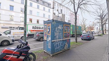 Die Luft an der Zeppelinstraße wird mit einer Messstation überwacht.
