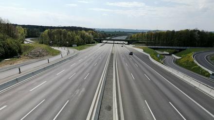 Wegen der Pandemie herrschte während des Lockdowns weniger Verkehr auf den Autobahnen. 