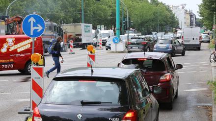 Volle Straßen und Verkehrseinschränkungen durch Baustellen gehören in Potsdam zum Alltag.