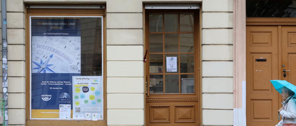 Der Weiterbildungs-Info-Laden in der Potsdamer Charlottenstraße 14