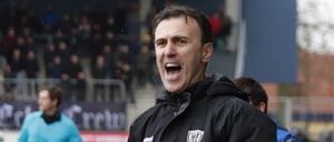 Brandenburgs Trainer Predrag Uzelac darf sich auf ein Pokal-Derby freuen.