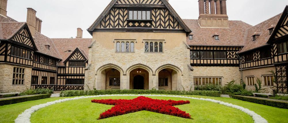 Die Linken hatten die Volksinitiative vor dem Schloss Cecilienhof gestartet.