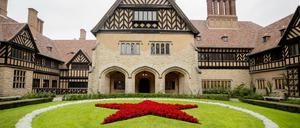 Die Linken hatten die Volksinitiative vor dem Schloss Cecilienhof gestartet.