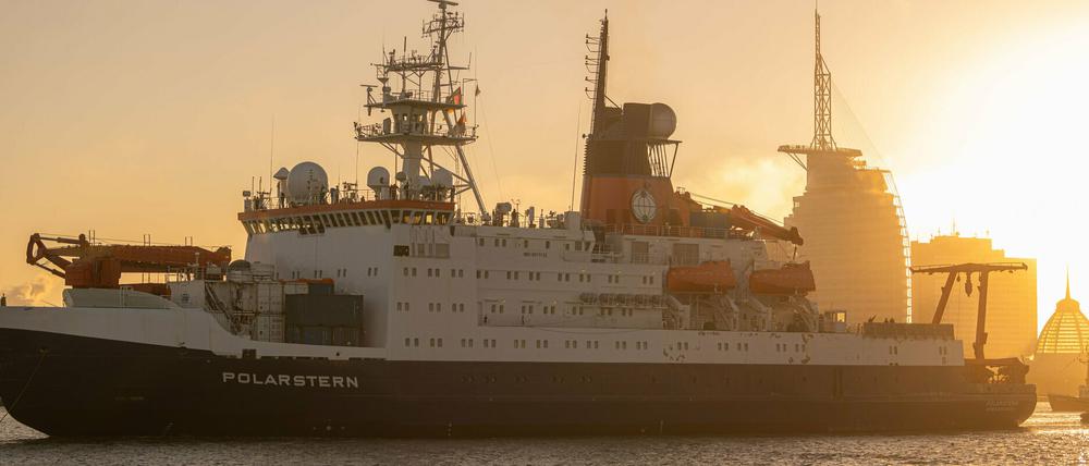 Vor einer Woche war die "Polarstern" aus der Arktis nach Bremerhaven zurückgekehrt.