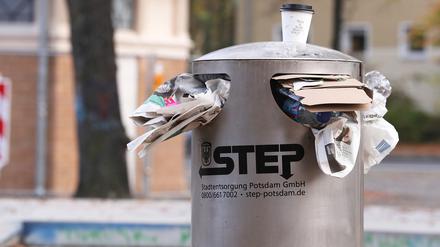 Am Mittwoch könnte wegen eines Warnstreiks bei der Stadtentsorgung etwas liegen bleiben.