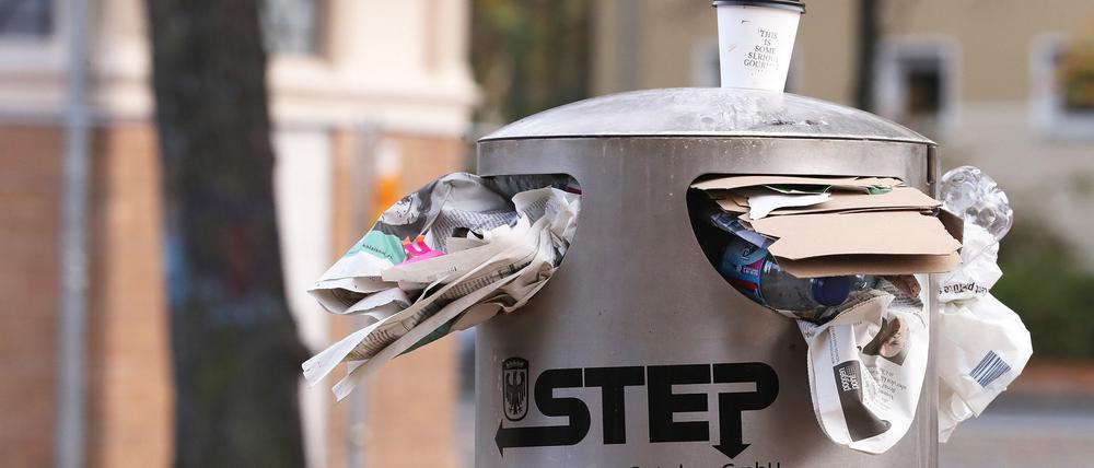 Am Mittwoch könnte wegen eines Warnstreiks bei der Stadtentsorgung etwas liegen bleiben.