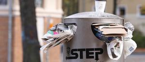 Am Mittwoch könnte wegen eines Warnstreiks bei der Stadtentsorgung etwas liegen bleiben.