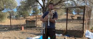 Gordon Ebeling ist regelmäßig auf der griechischen Insel im Einsatz.