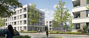 So soll das Quartier an der Heinrich-Mann-Allee aussehen.