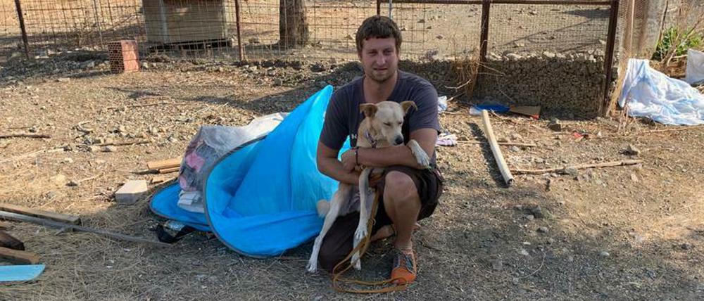 Tierarzt Gordon Ebeling aus Geltow in Potsdam-Mittelmark auf der griechischen Insel Kreta.