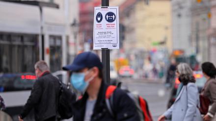 In Potsdam herrscht im öffentlichen Raum nun teilweise eine Maskenpflicht.