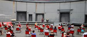 Theater und Konzertsäle haben sich, wie hier das Hans Otto Theater, auf die Bedingungen in der Pandemie eingestellt.  