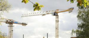 Am neuen Viertel Rote Kaserne West wird schon länger gebaut.