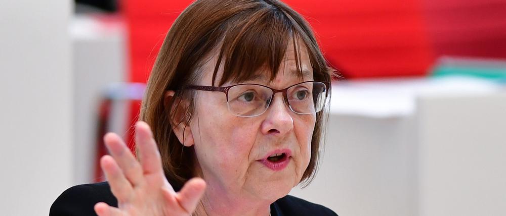 Ursula Nonnemacher (Bündnis 90/Die Grünen) während einer Sitzung im Oktober.