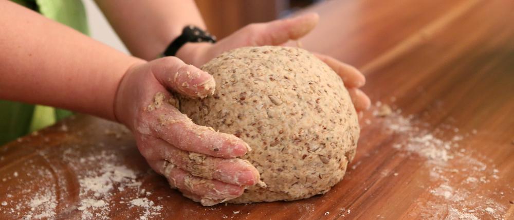 Brot kann man auch selbst backen. 