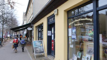 Blick in die Liebknechtstraße in Babelsberg.