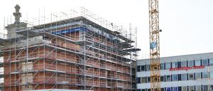 Die Baustelle der Garnisonkirche.