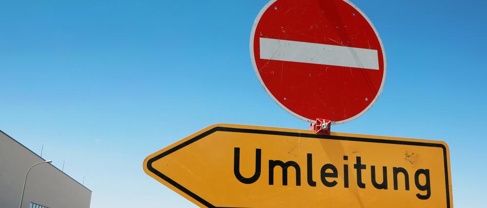 Umleitungen, Baustellen und Staus bleiben in Potsdam auf der Tagesordnung (Symbolbild).