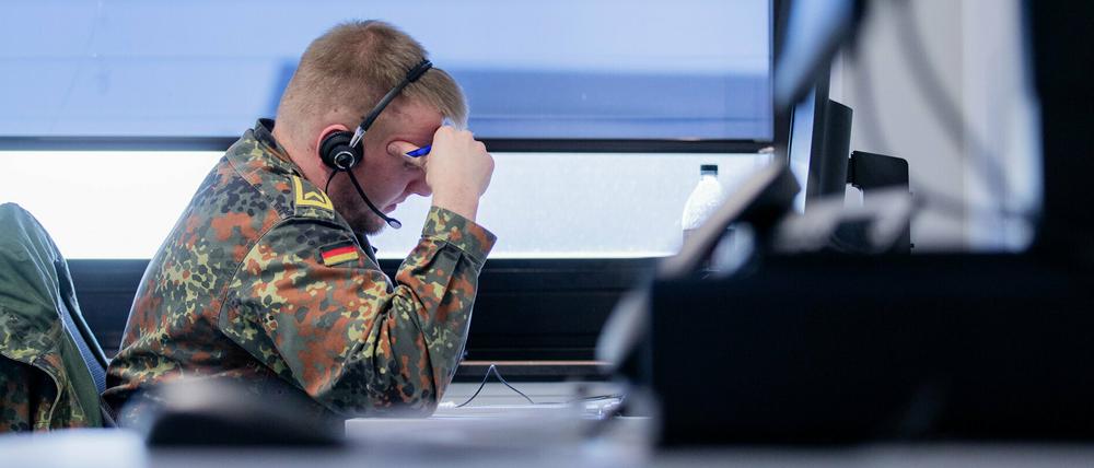 Die Unterstützung der Bundeswehr im Gesundheitsamt Potsdam-Mittelmark soll ausgeweitet werden (Symbolbild).