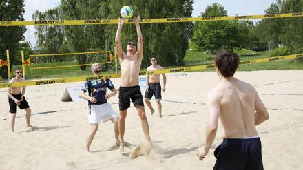 Die alte Beachvolleyballanlage war beliebt (Archivbild).