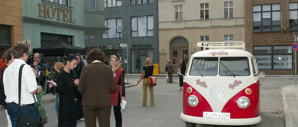 Bald Geschichte: Das alte Außenset der Serie "Gute Zeiten Schlechte Zeiten" in Babelsberg. Foto: Manfred Thomas