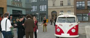 Bald Geschichte: Das alte Außenset der Serie "Gute Zeiten Schlechte Zeiten" in Babelsberg. Foto: Manfred Thomas