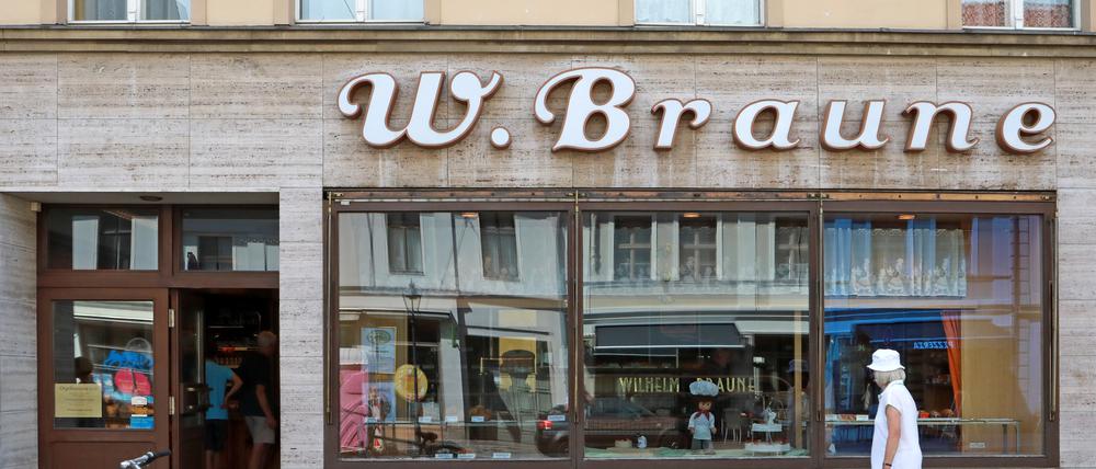Die traditionsreiche Bäckerei Braune in der Potsdamer Innenstadt.