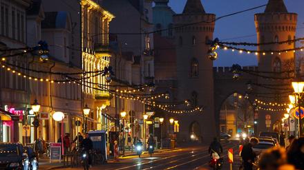 Immerhin: Weihnachtliche Beleuchtung gibt es in Potsdam.